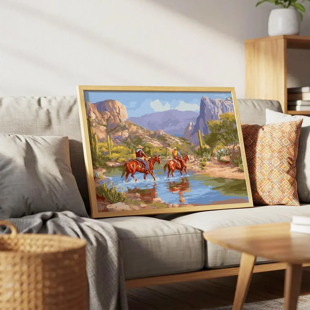 Canyon Riders - Paint By Numbers Kit - Image 5