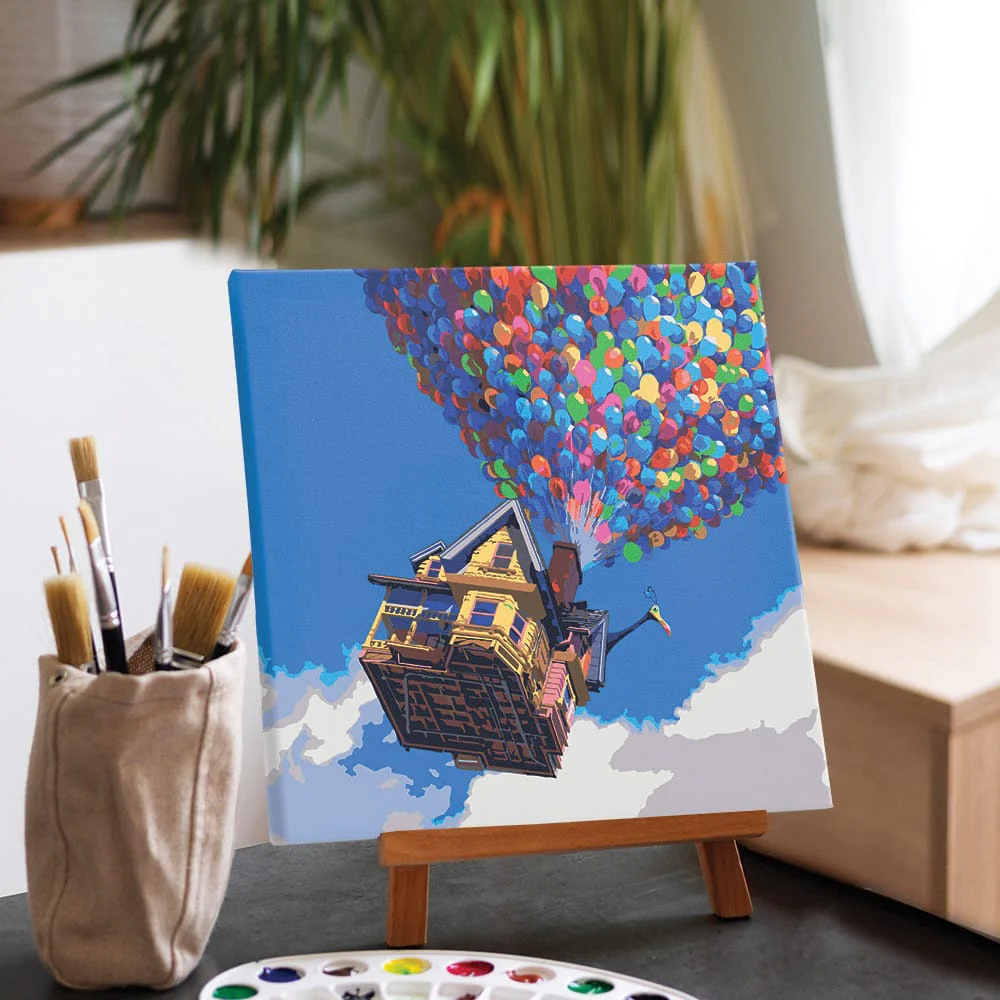 Carl's House - Framed Paint By Numbers Kit - Image 2