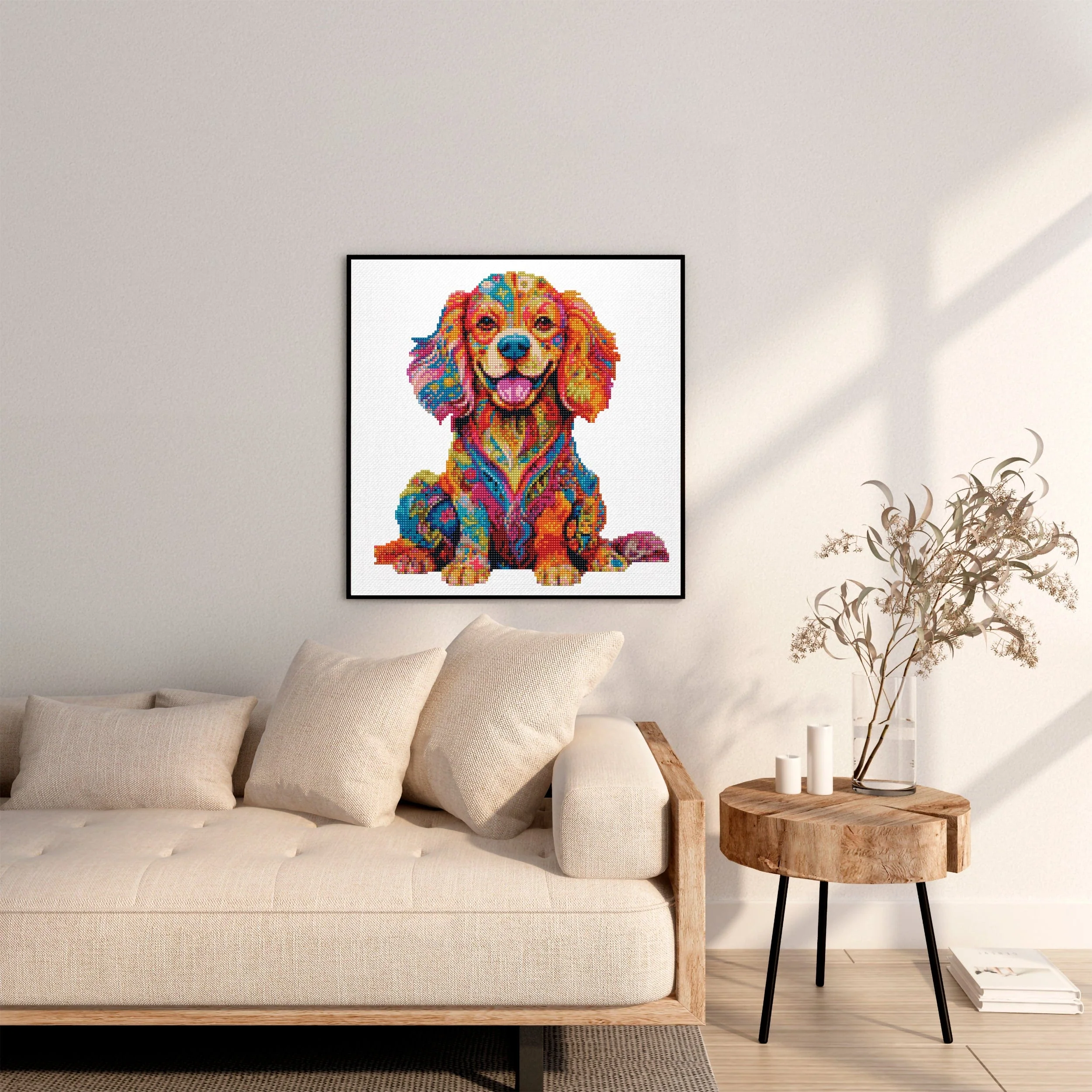 Cavalier King Charles Spaniel Dog - Diamond Painting Kit - Image 2