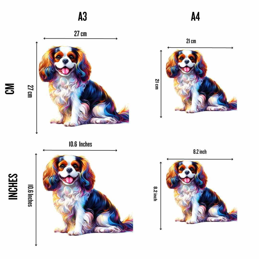 Cavalier King Charles Spaniel Dog - Jigsaw Puzzle - Image 2