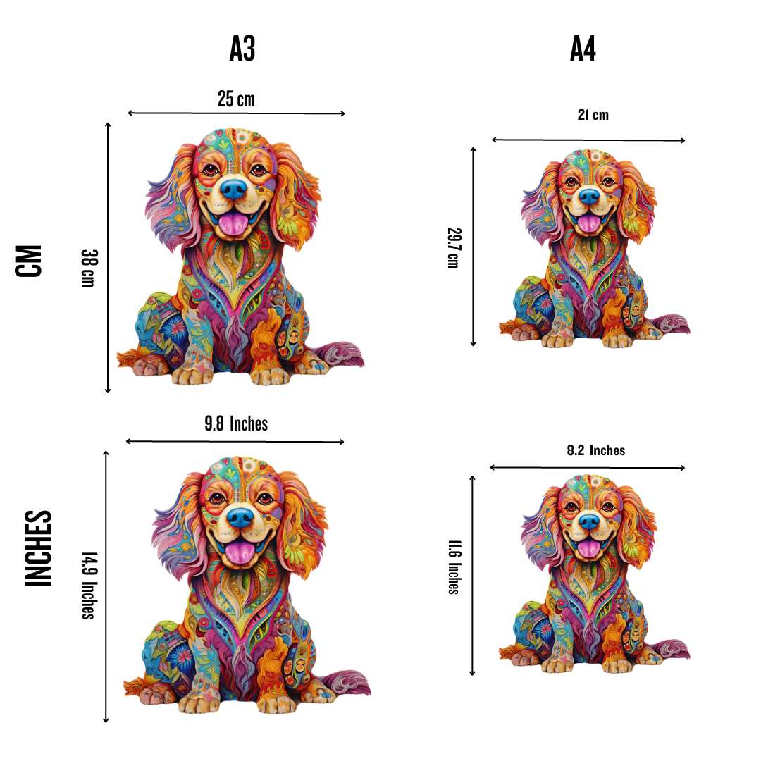 Cavalier King Charles Spaniel Dog - Jigsaw Puzzle - Image 2