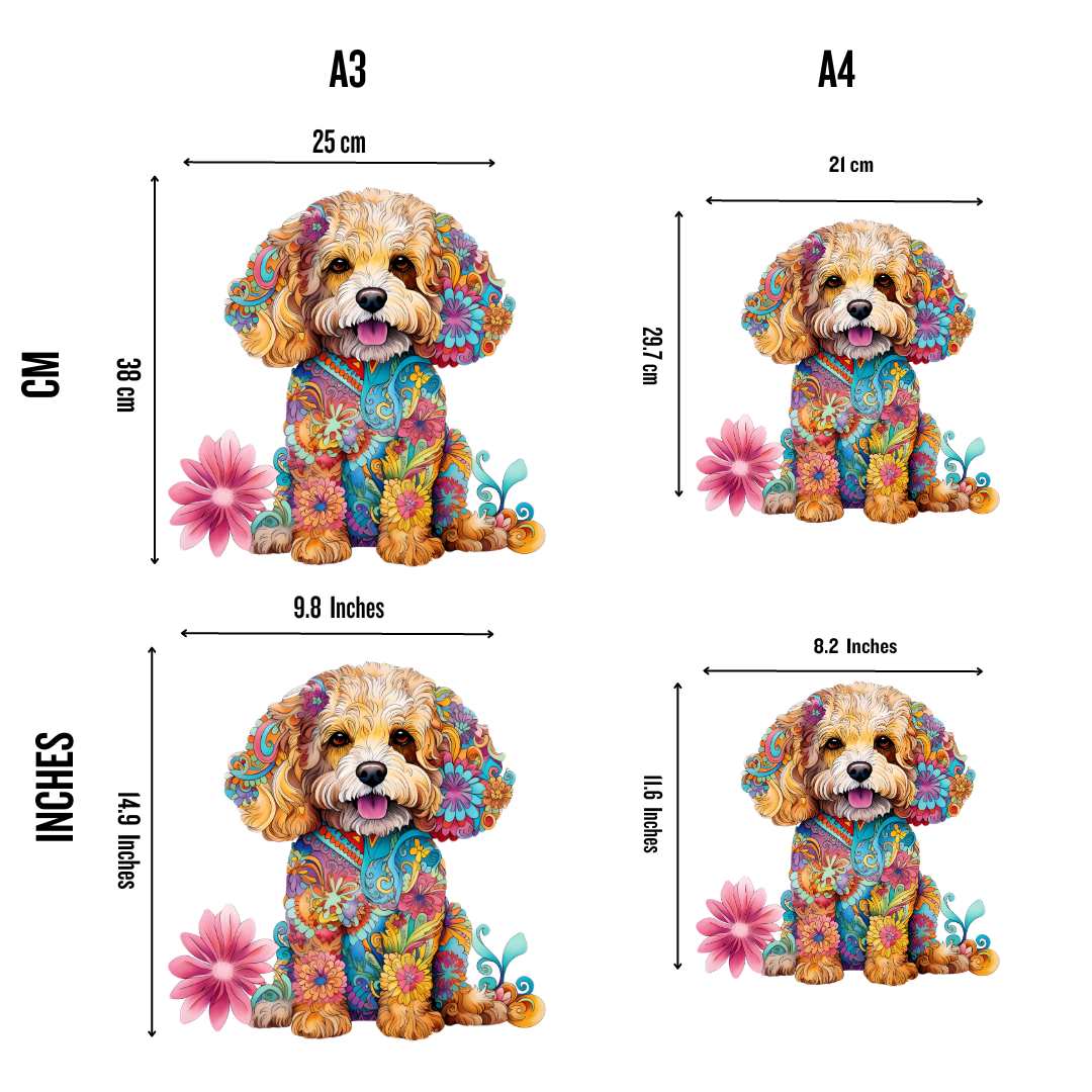 Cavapoo Dog - Jigsaw Puzzle - Image 2