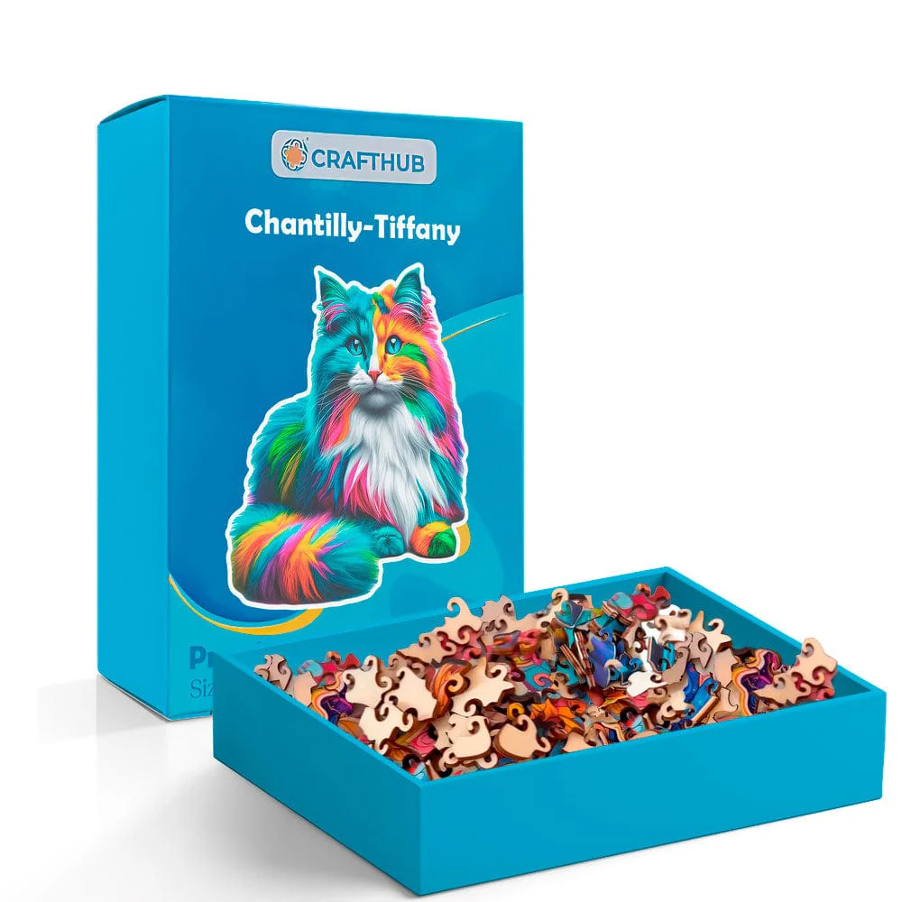 Chantilly Tiffany Cat - Jigsaw Puzzle - Image 4