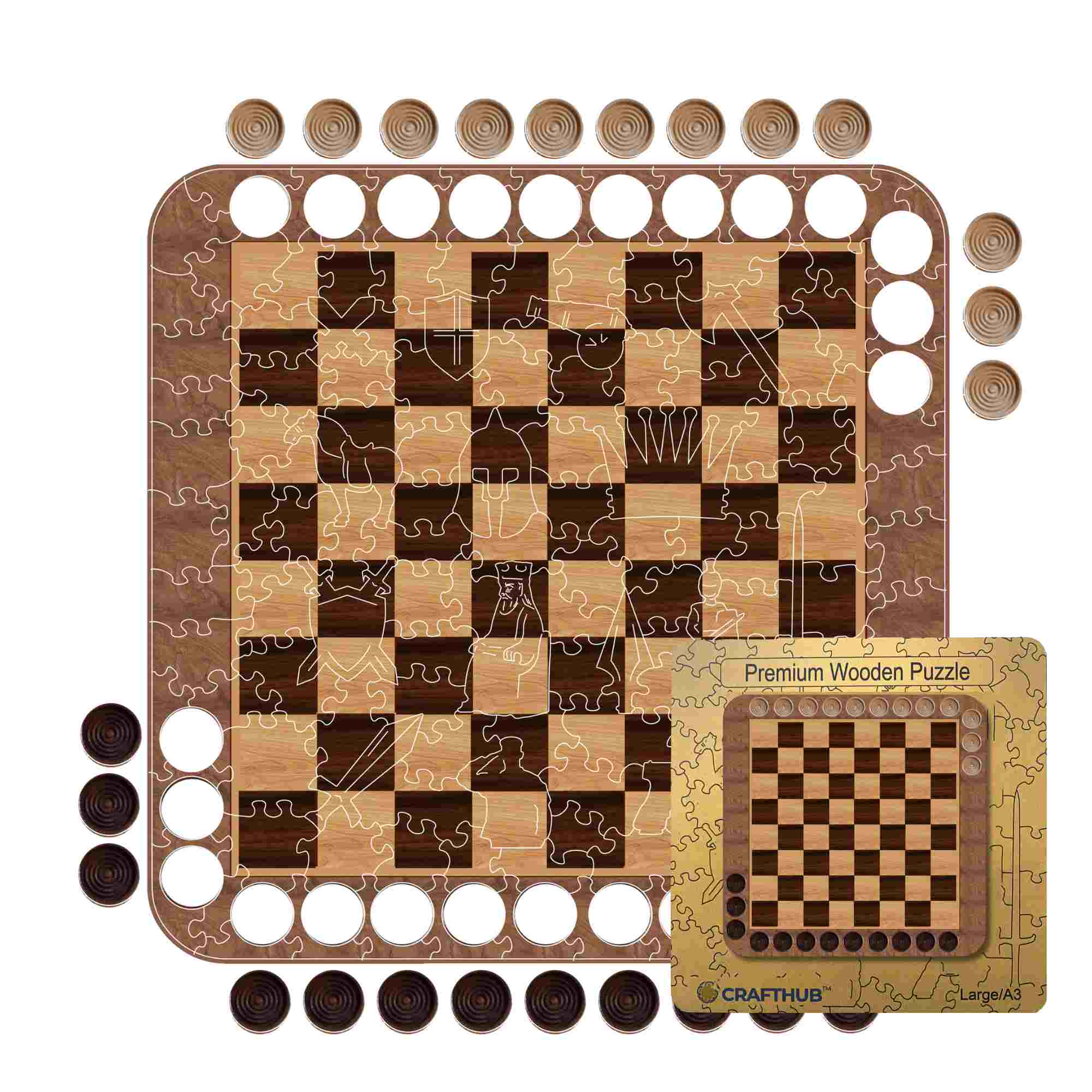 Checkers - Jigsaw Puzzle - Image 2