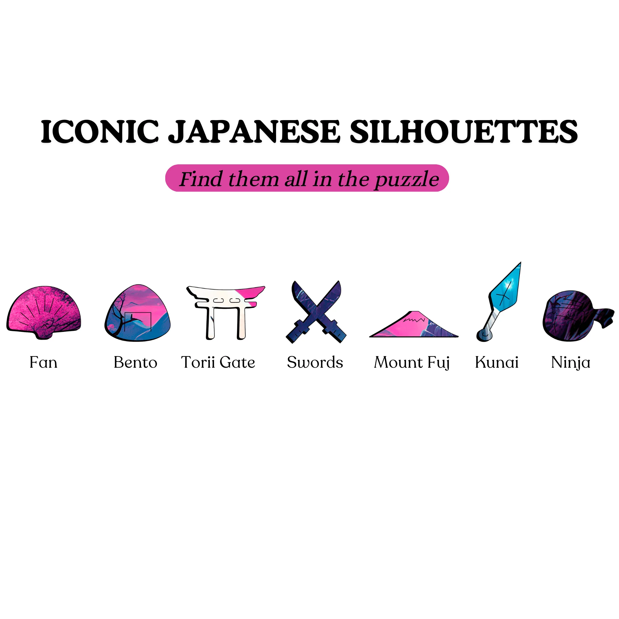 Cherry Blossom Japan Art - Wooden Jigsaw Puzzle - Image 3