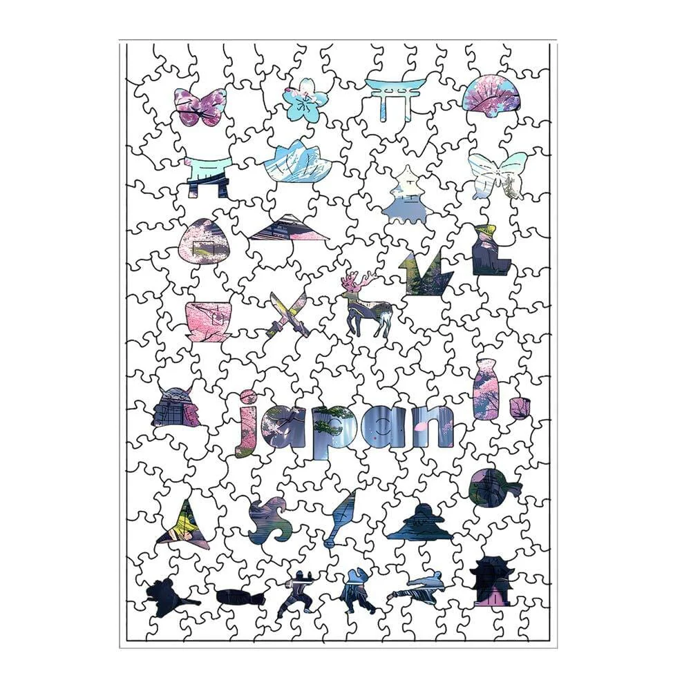 Cherry Zen Garden - Wooden Jigsaw Puzzle - Image 3