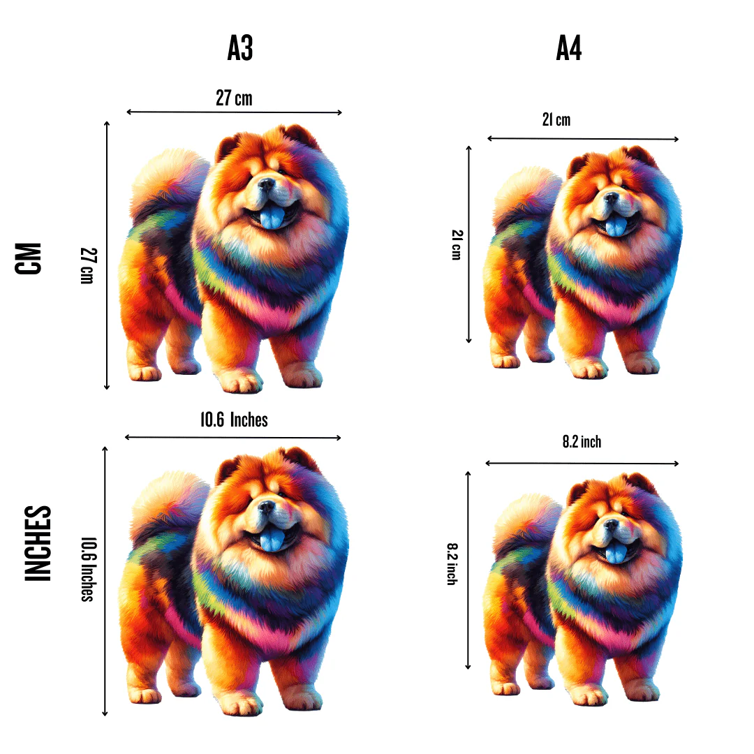 Chow Chow Dog - Jigsaw Puzzle - Image 2