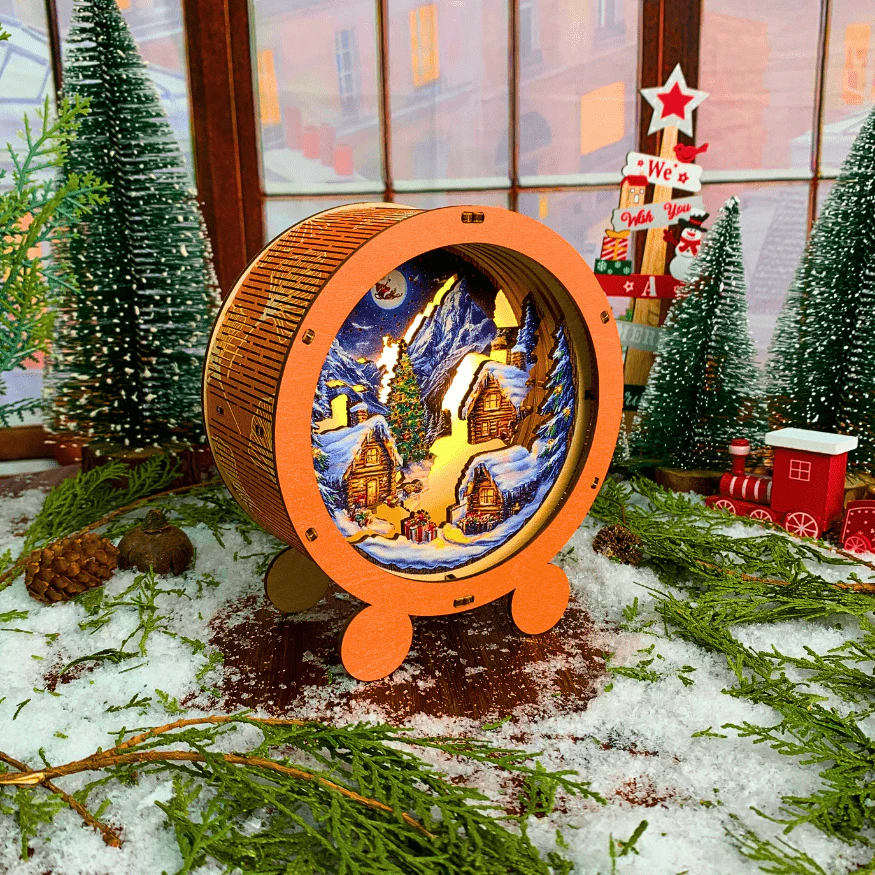Christmas Village - 3D Puzzle Night Lamp - Image 3