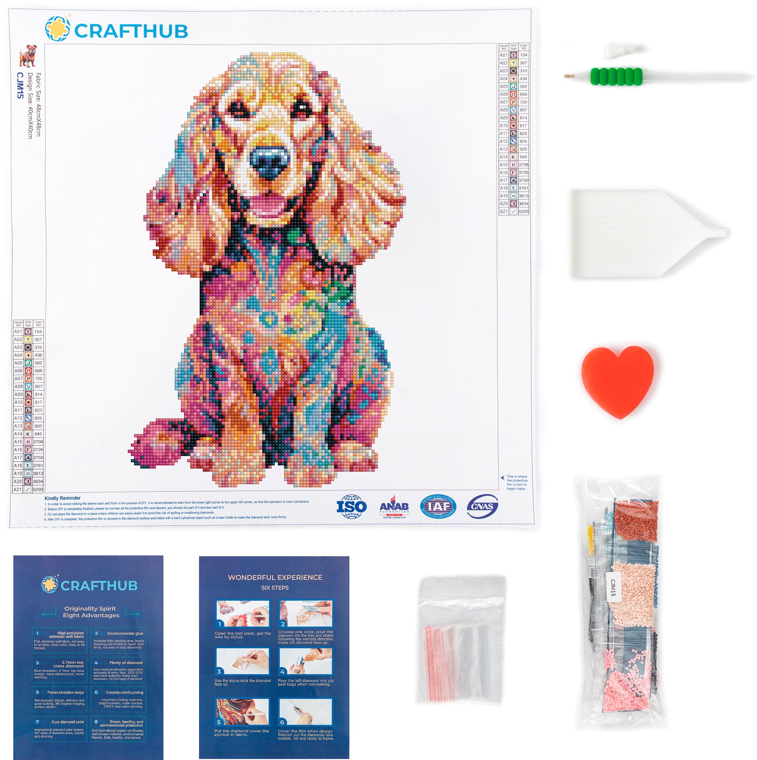 Cocker Spaniel Dog - Diamond Painting Kit - Image 3