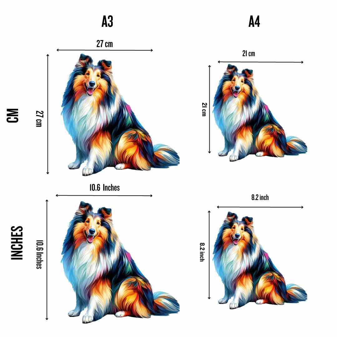 Collie / Rough Collie Dog - Jigsaw Puzzle - Image 2