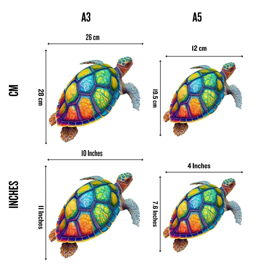Colorful Turtle - Jigsaw Puzzle - Image 3