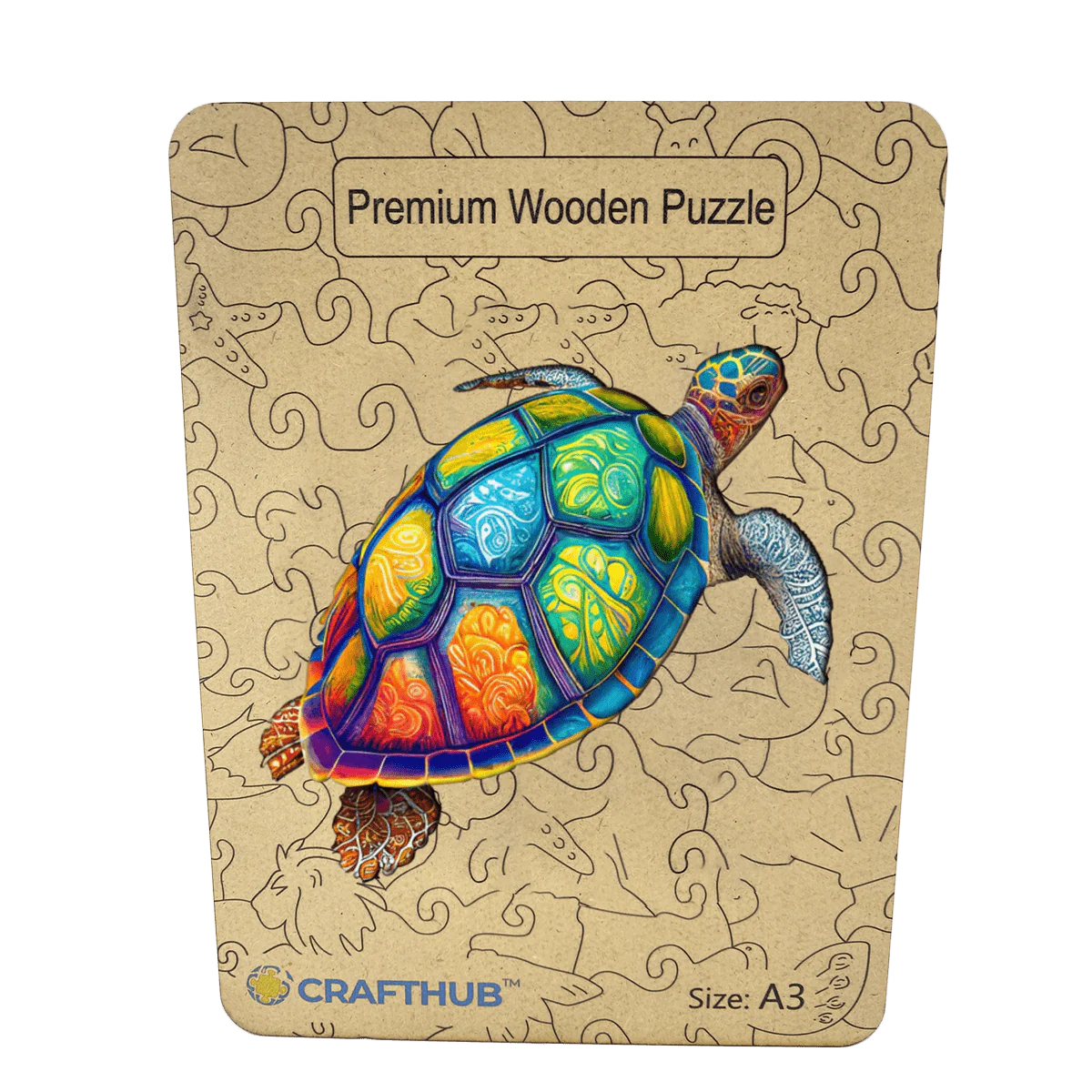 Colorful Turtle - Jigsaw Puzzle - Image 4