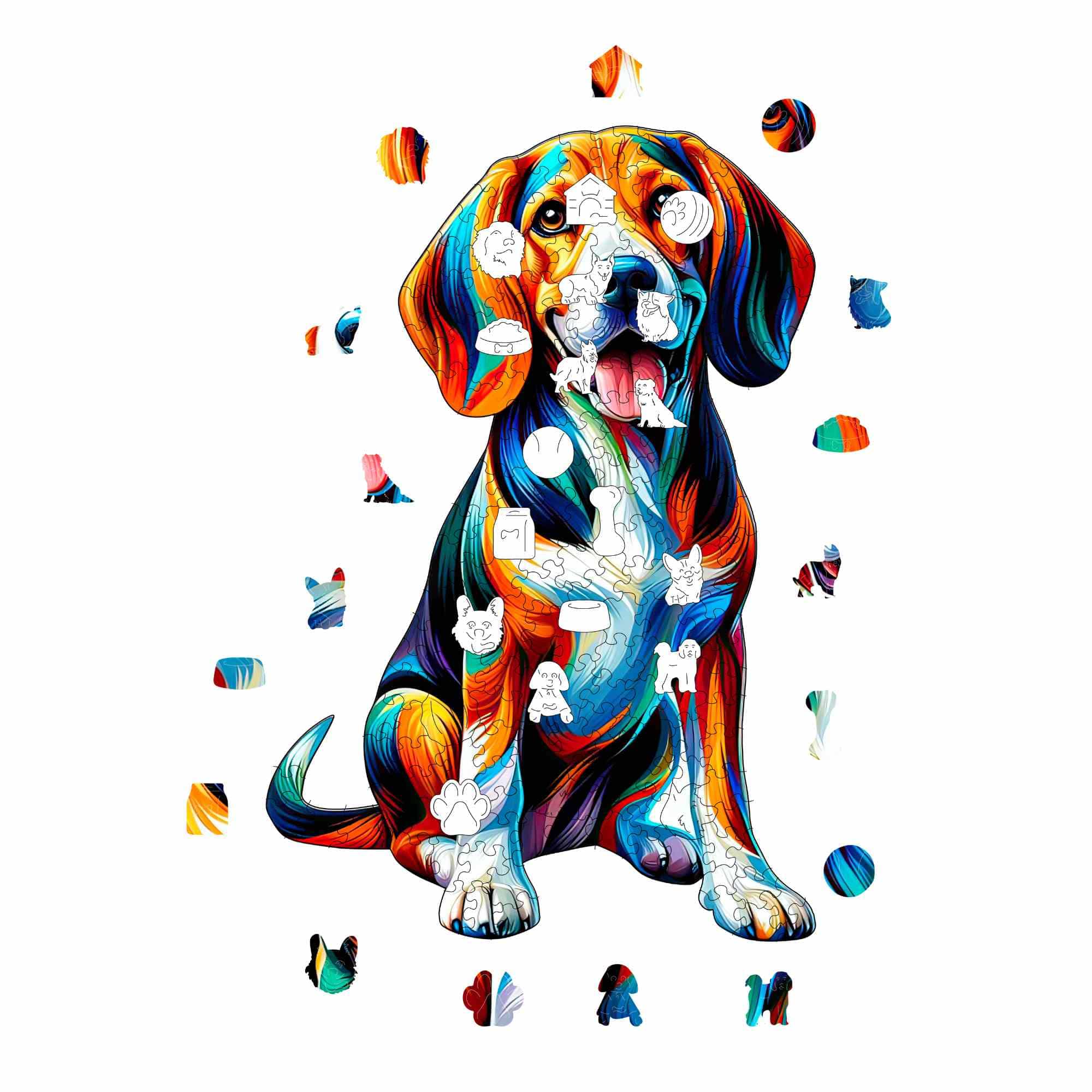 Coonhound Dog - Jigsaw Puzzle - Image 3