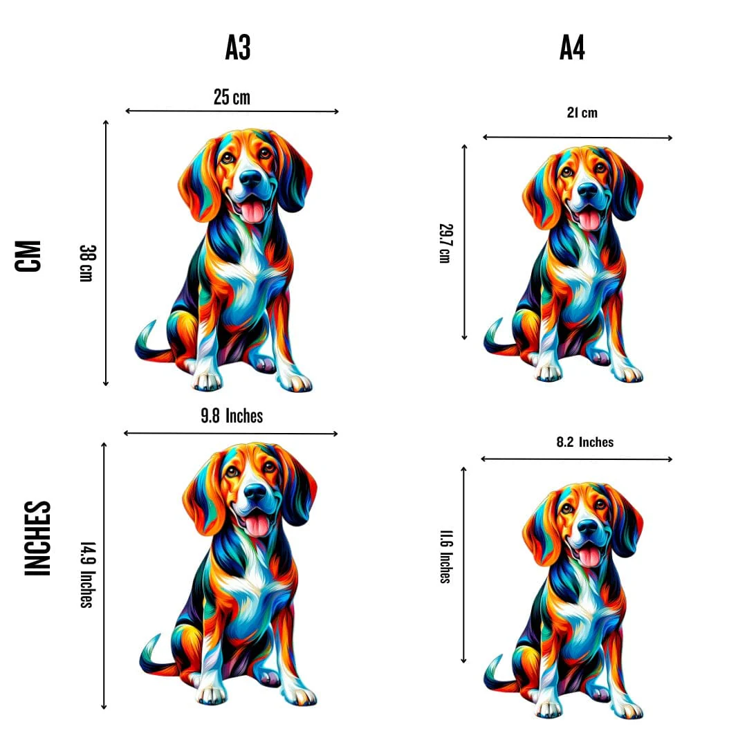Coonhound Dog - Jigsaw Puzzle - Image 4