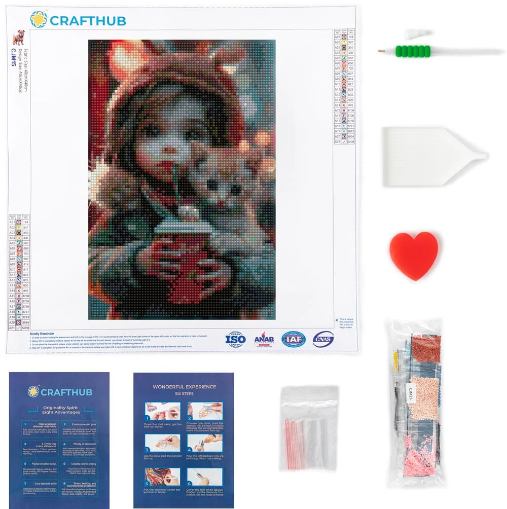 Cozy Kitten Cup - Diamond Painting Kit - Image 3