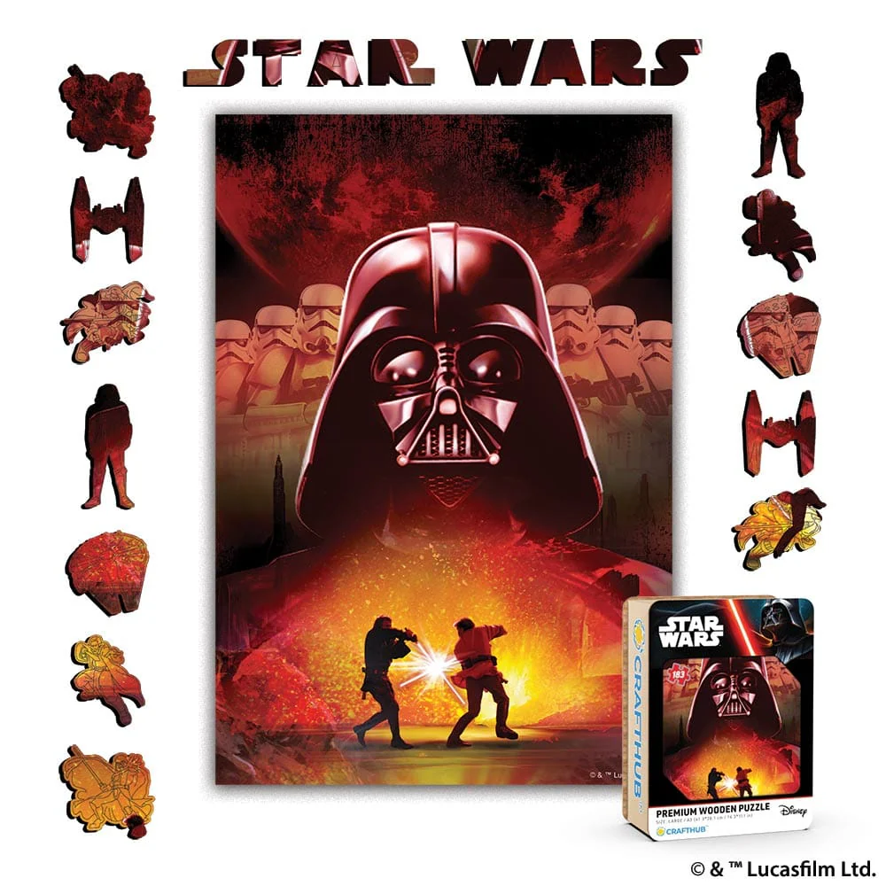 Darth Vader Rising – Wooden Jigsaw Puzzle