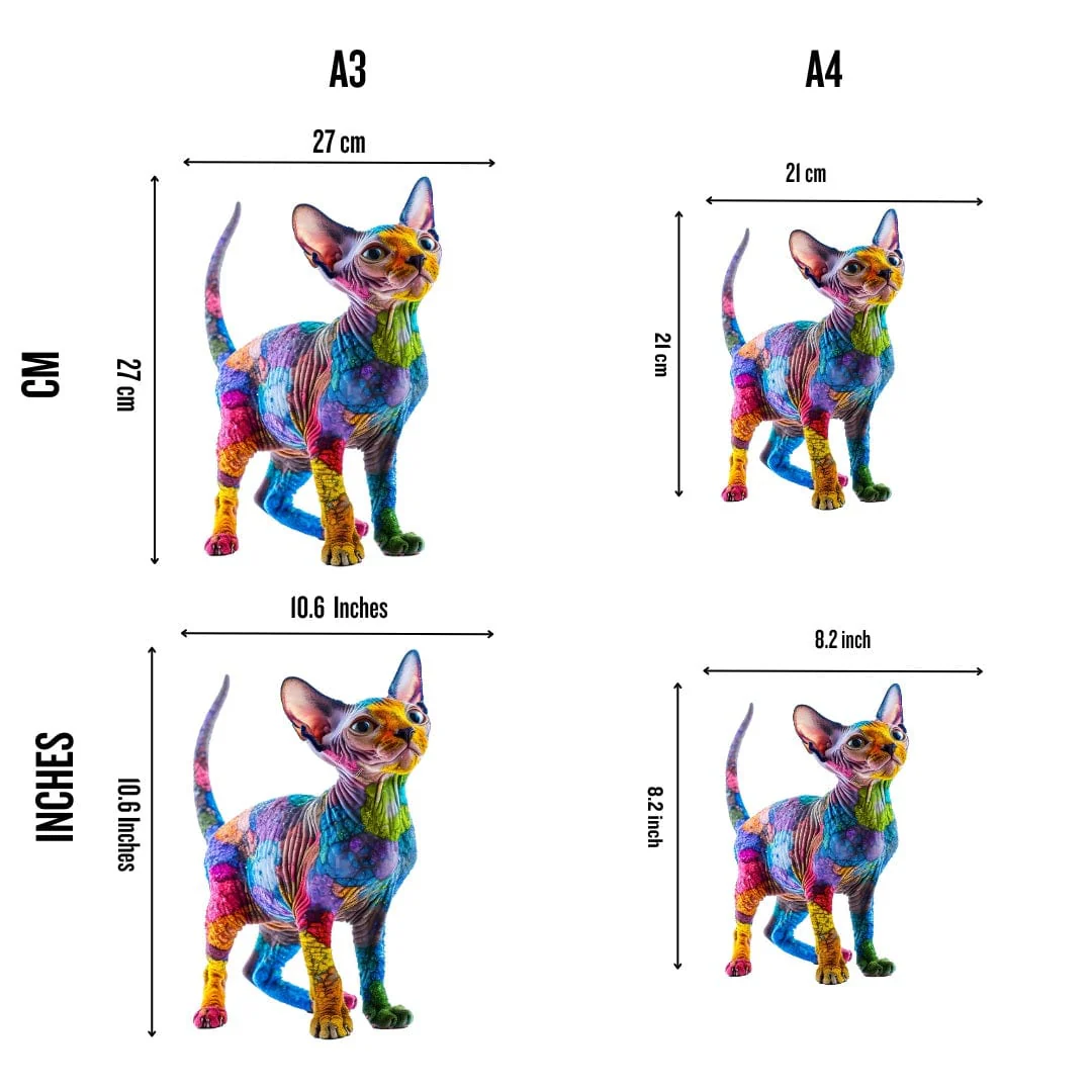 Devon Rex Cat - Jigsaw Puzzle - Image 5