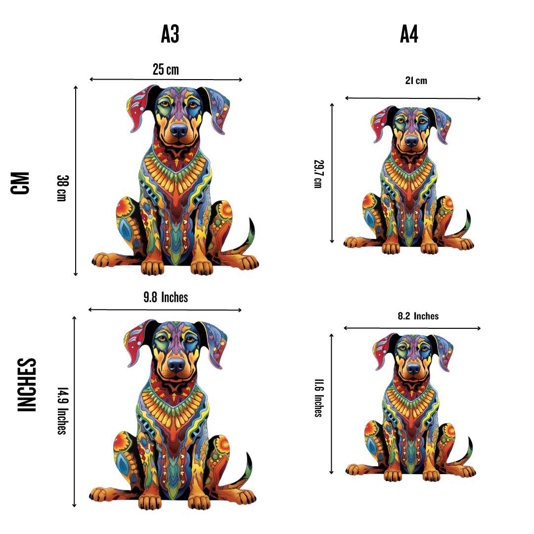 Doberman Pinscher Dog - Jigsaw Puzzle - Image 2