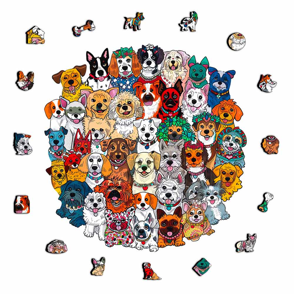 Dog Art - Jigsaw Puzzle - Image 3