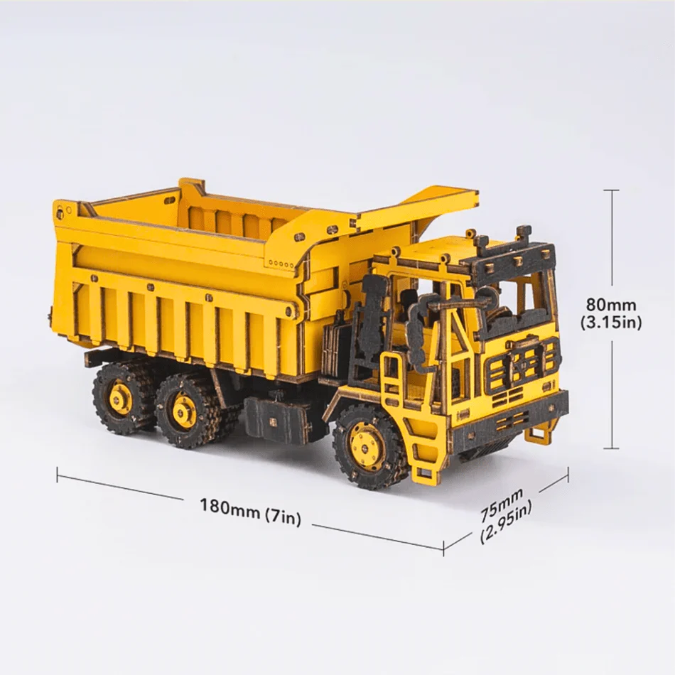 Dump Truck Engineering Vehicle 3D Puzzle - Image 5