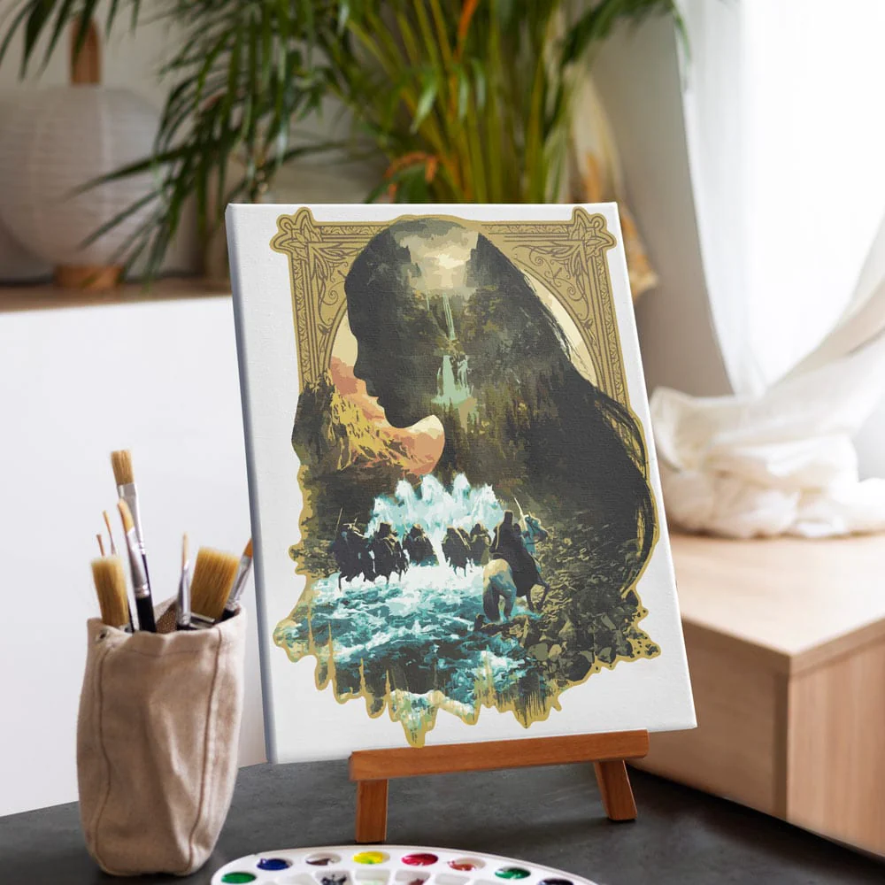 Echoes of Middle-earth - Paint By Numbers Kit - Image 2