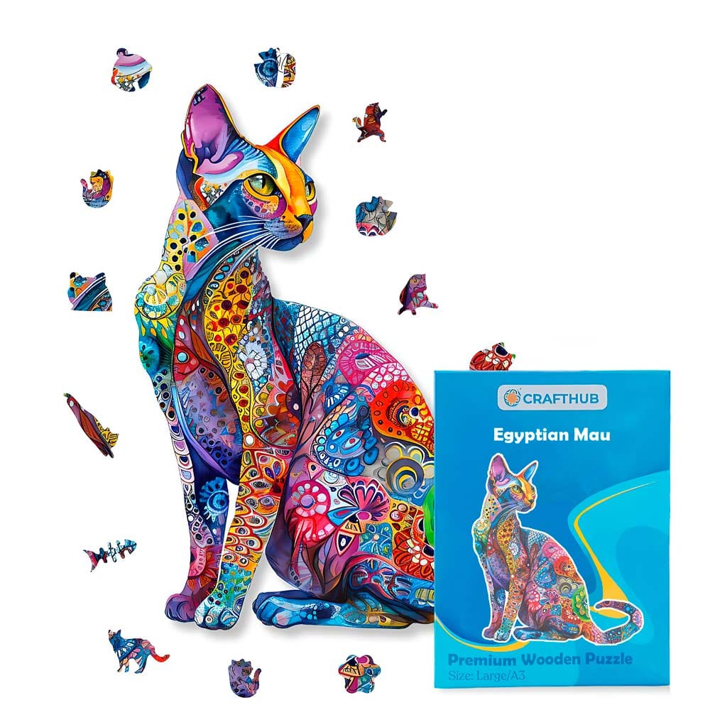 Egyptian Mau Cat - Jigsaw Puzzle - Image 2