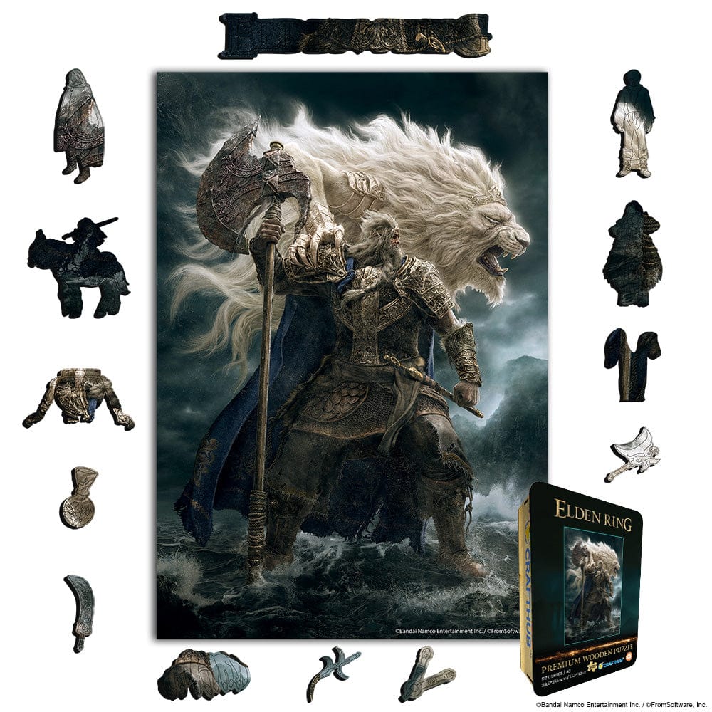 Elden Ring Godfrey - Wooden Jigsaw Puzzle