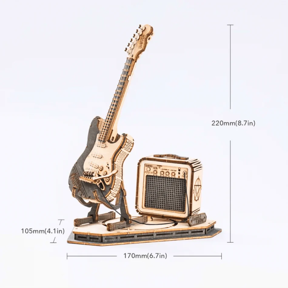 Electric Guitar Model 3D Puzzle - Image 5