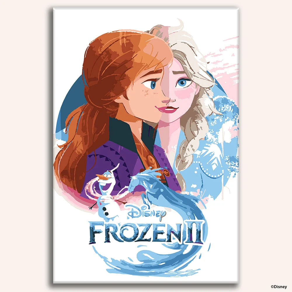 Elsa and Anna - Paint By Numbers Kit