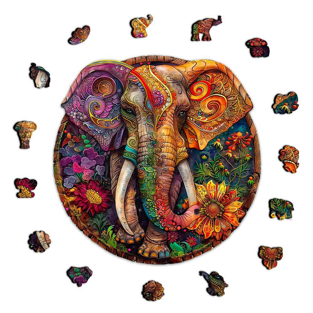 Enchanted Elephant - Jigsaw Puzzle - Image 2