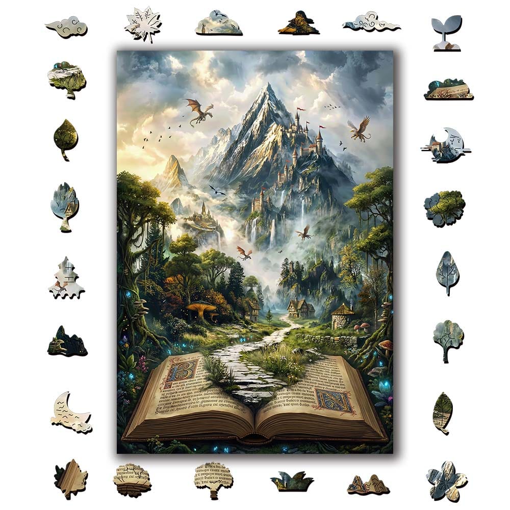 Endless Realm - Wooden Jigsaw Puzzle - Image 2