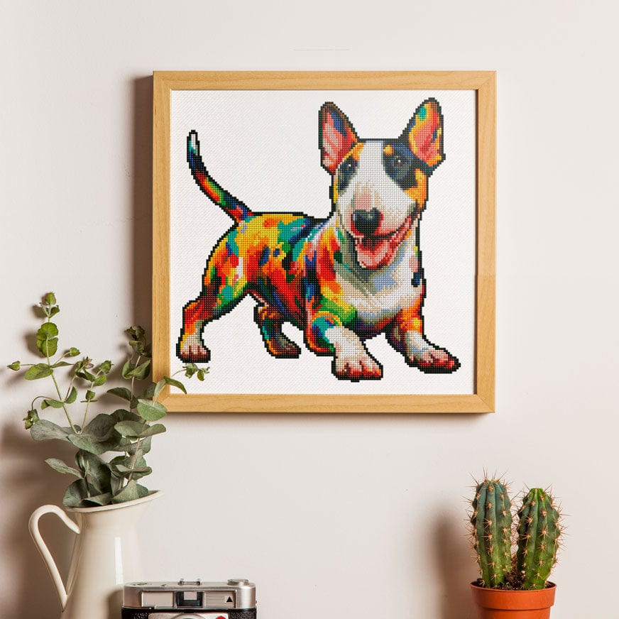 English Bull Terrier Dog - Diamond Painting Kit - Image 2