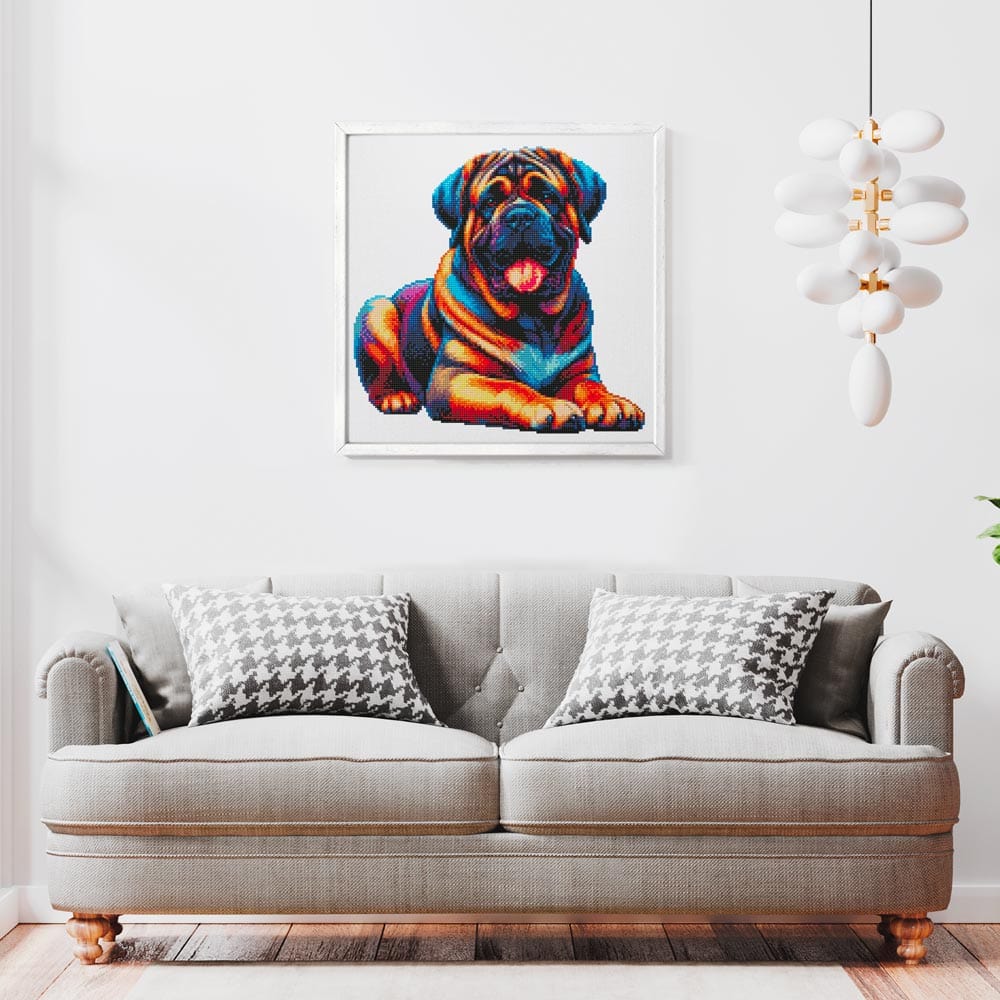 English Mastiff Dog - Diamond Painting Kit - Image 2