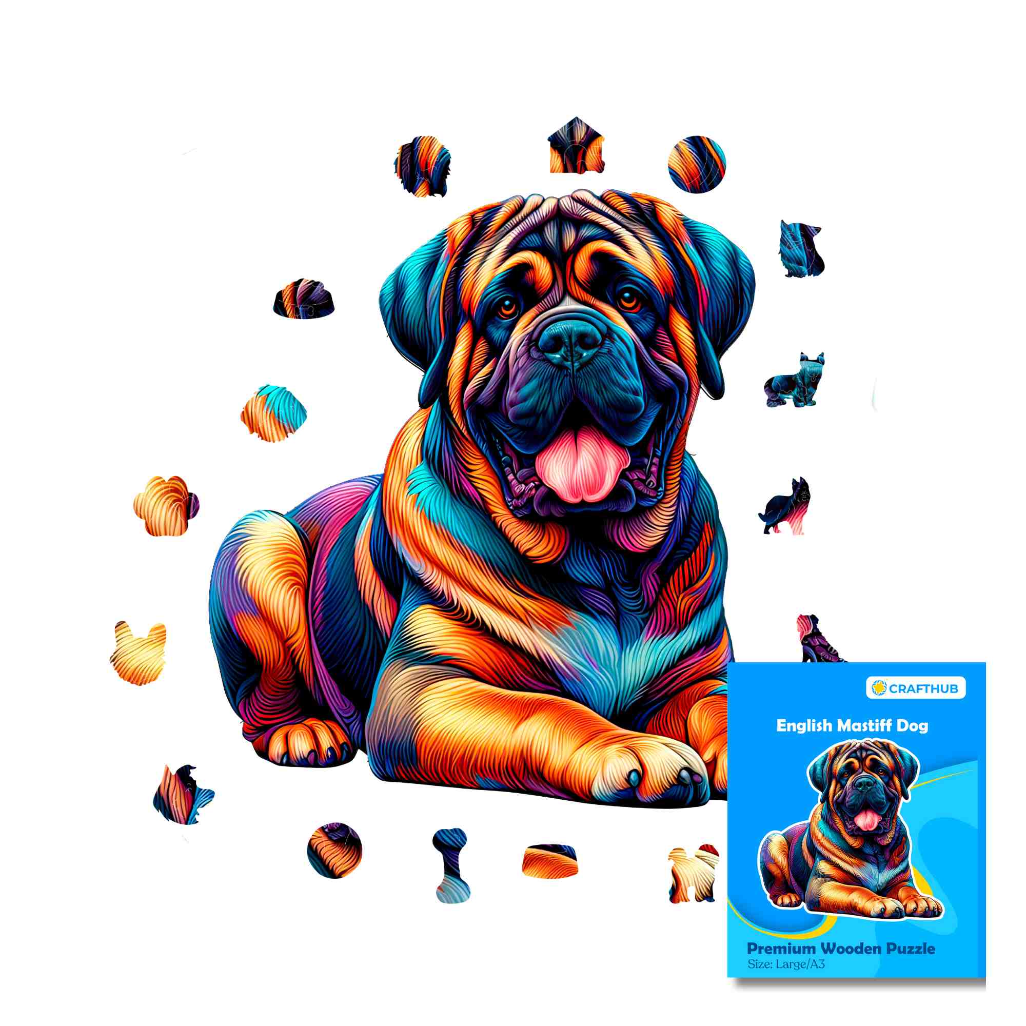 English Mastiff Dog - Jigsaw Puzzle - Image 2