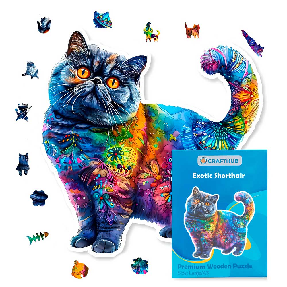 Exotic Shorthair Cat - Jigsaw Puzzle - Image 2