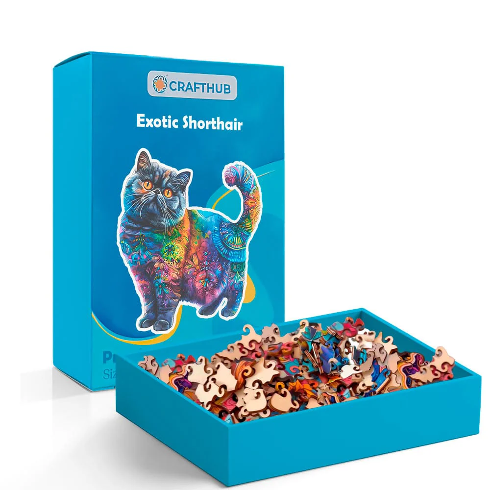 Exotic Shorthair Cat - Jigsaw Puzzle - Image 4