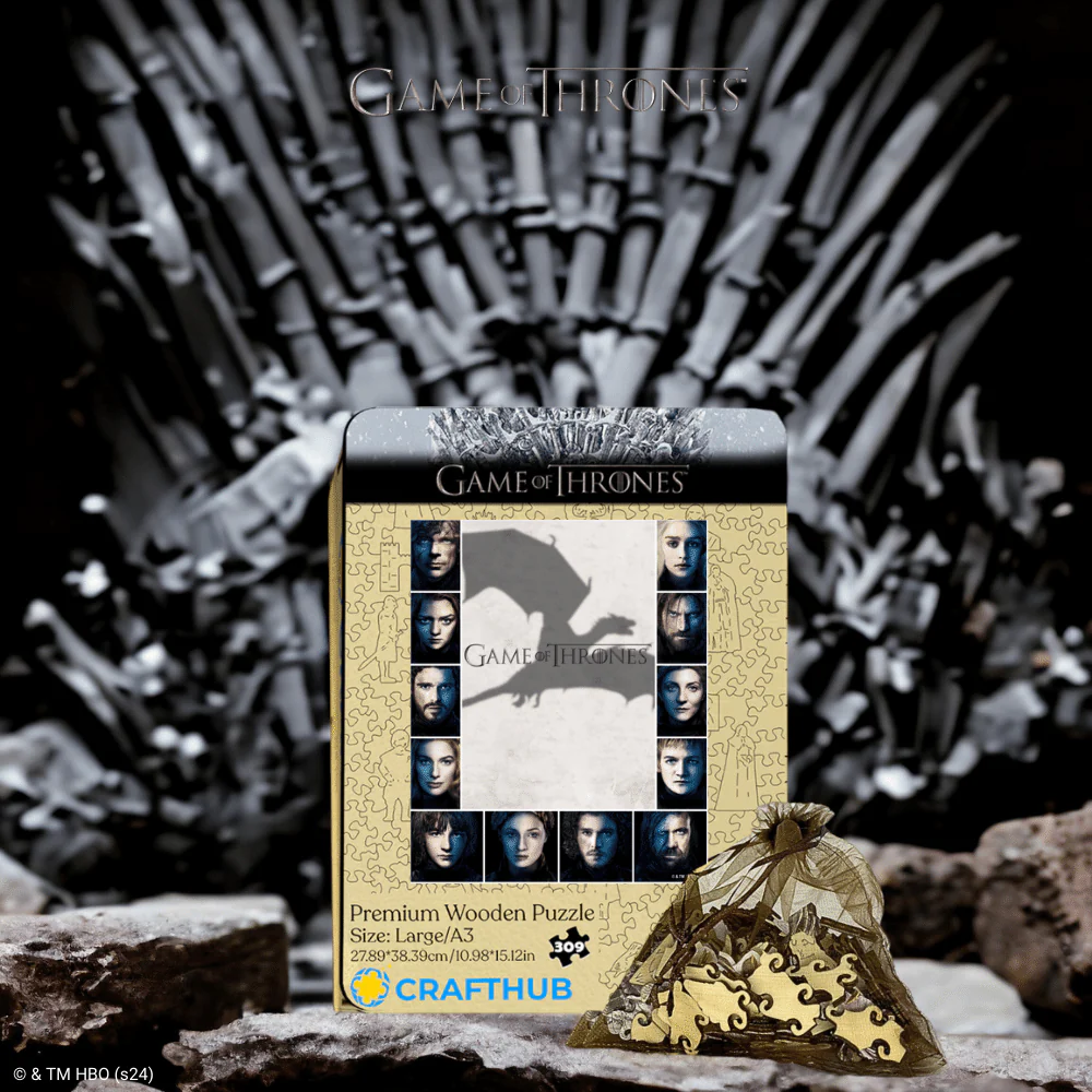 Faces of Westeros - Wooden Jigsaw Puzzle - Image 2
