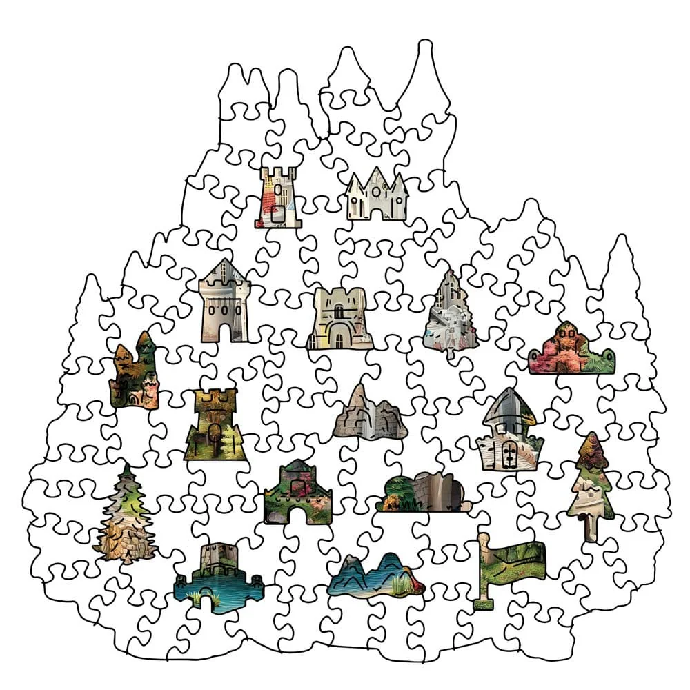 Fairytale Castle - Jigsaw Puzzle - Image 2