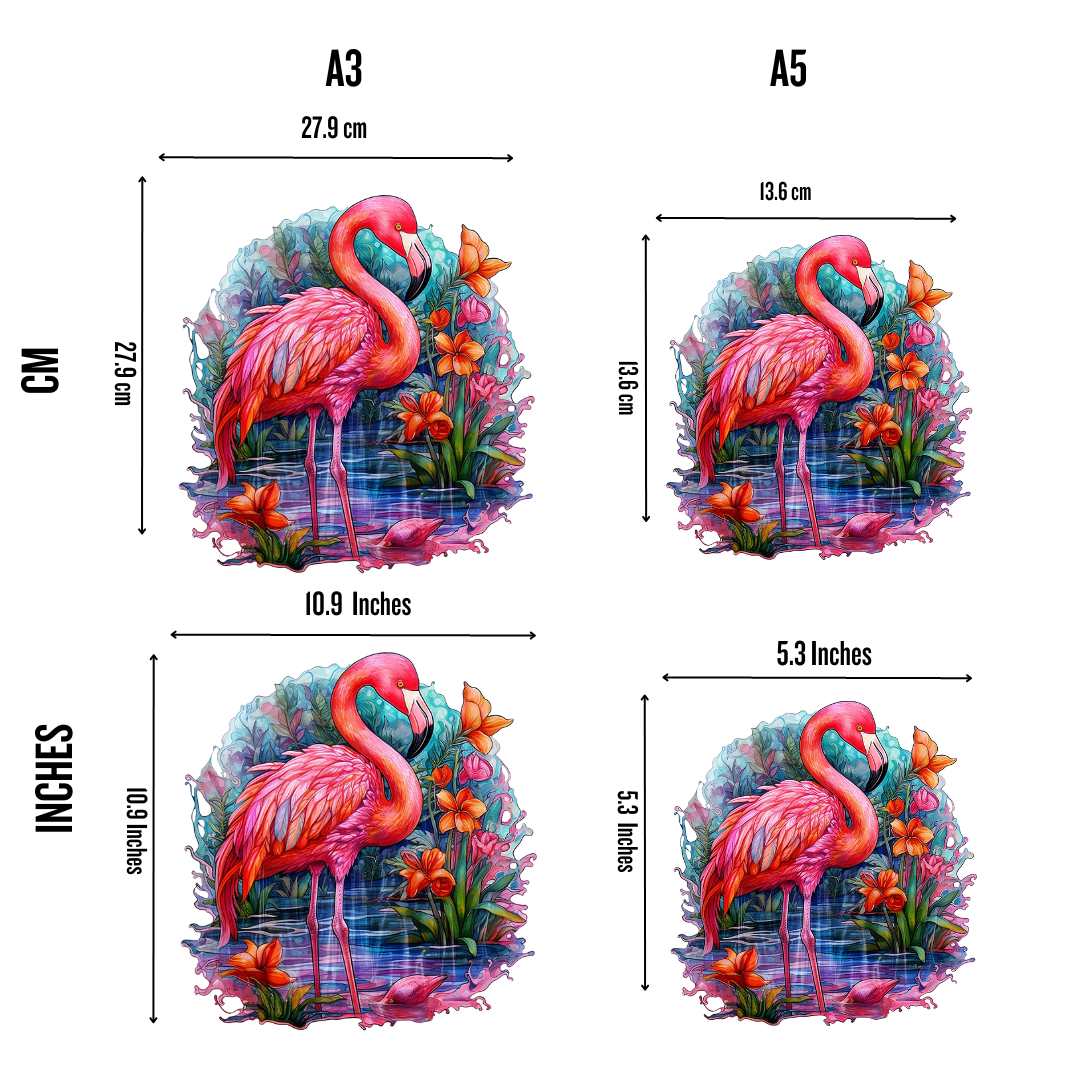 Flamingo - Jigsaw Puzzle - Image 2
