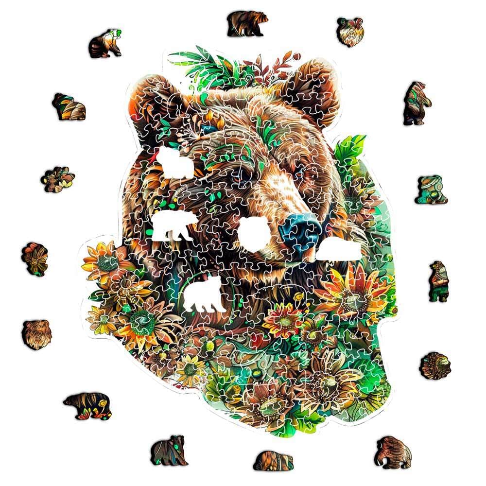 Floral Bear - Jigsaw Puzzle - Image 2
