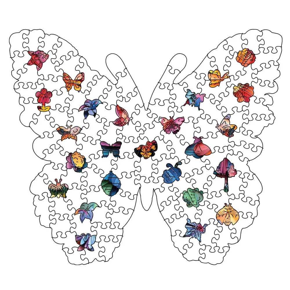 Floral Butterfly - Jigsaw Puzzle - Image 2