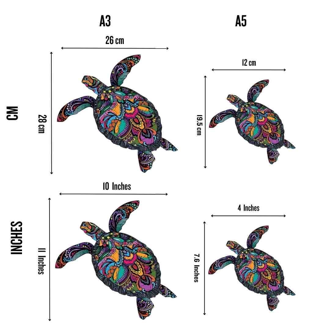 Floral Turtle - Jigsaw Puzzle - Image 3