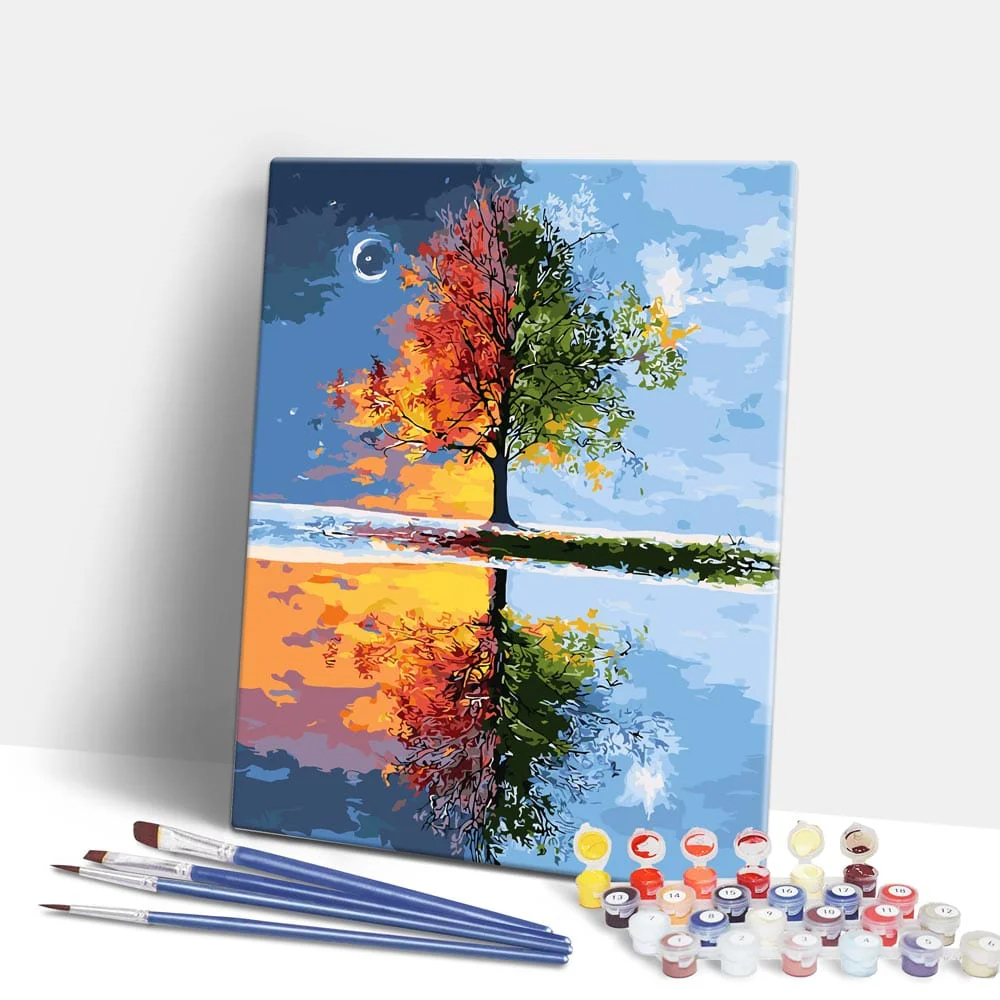 Four Seasons - Paint By Numbers Kit - Image 2