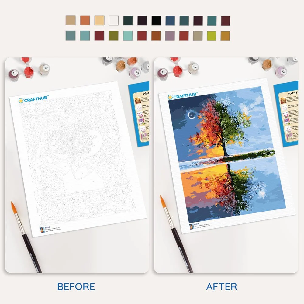 Four Seasons - Paint By Numbers Kit - Image 4