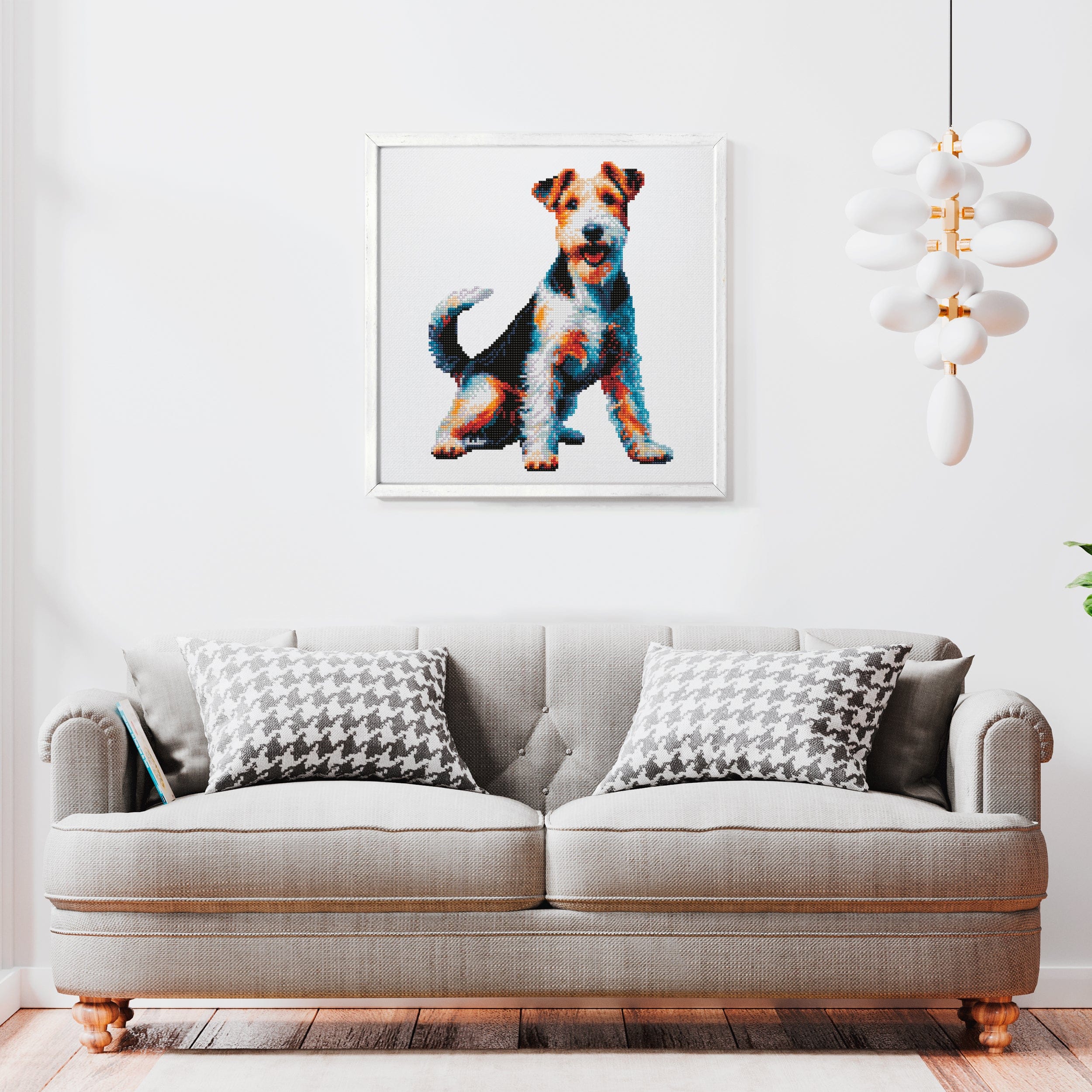 Fox Terrier Dog - Diamond Painting Kit - Image 2