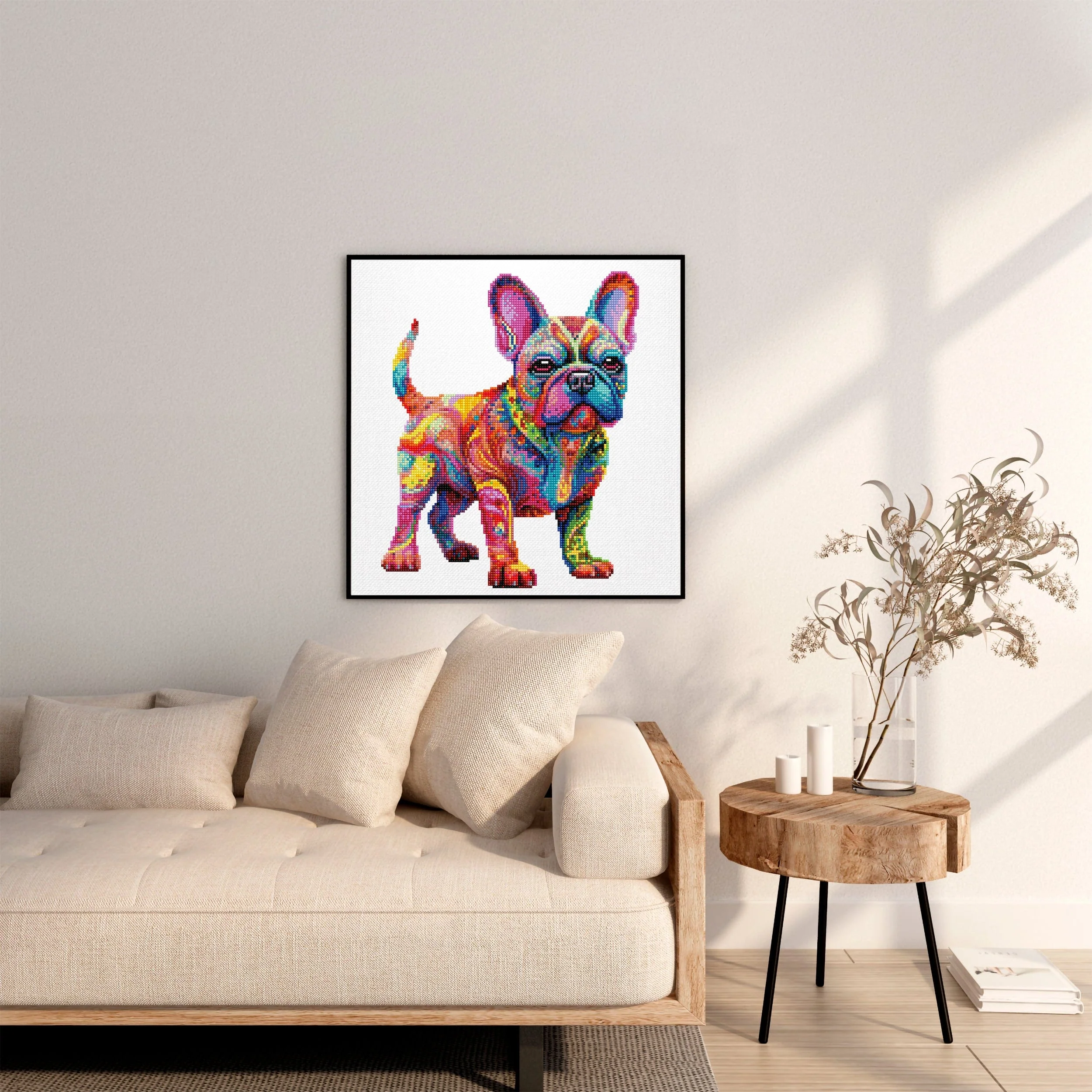 French Bulldog / Frenchie - Diamond Painting Kit - Image 2