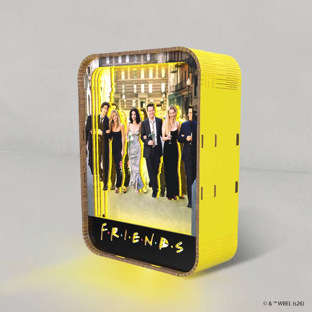Friends - 3D DIY Wooden Puzzle Night Lamp - Image 3