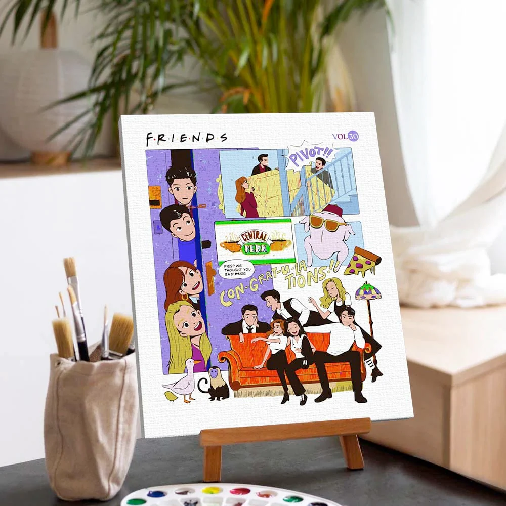 Friends Forever - Paint By Numbers Kit - Image 2