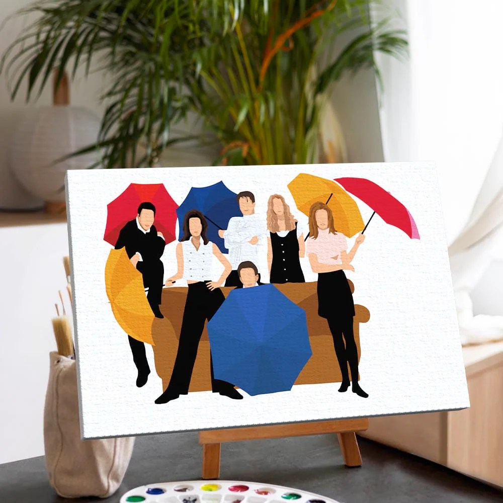 Friends - Paint By Numbers Kit - Image 2