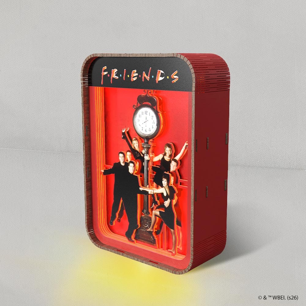 Friends Time - 3D DIY Wooden Puzzle Night Lamp - Image 3